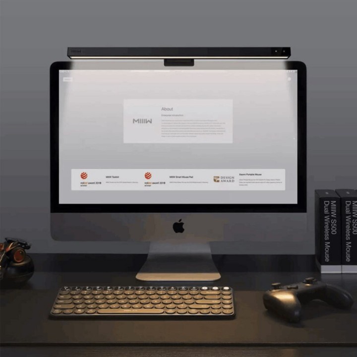 Лампа для монитора Xiaomi Miiiw Zhirui Screen Hanging Light Black (D006)
