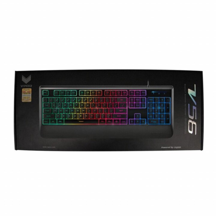 Игровая клавиатура Xiaomi Rapoo Wireless Keyboard V56 с подсветкой, Black