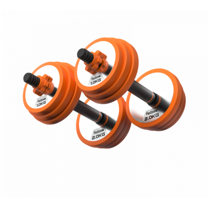 Спортивный набор для фитнеса Xiaomi Fed Filton Steel Home Fitness Dumbbells 20 kg Orange (FED-XM800920)