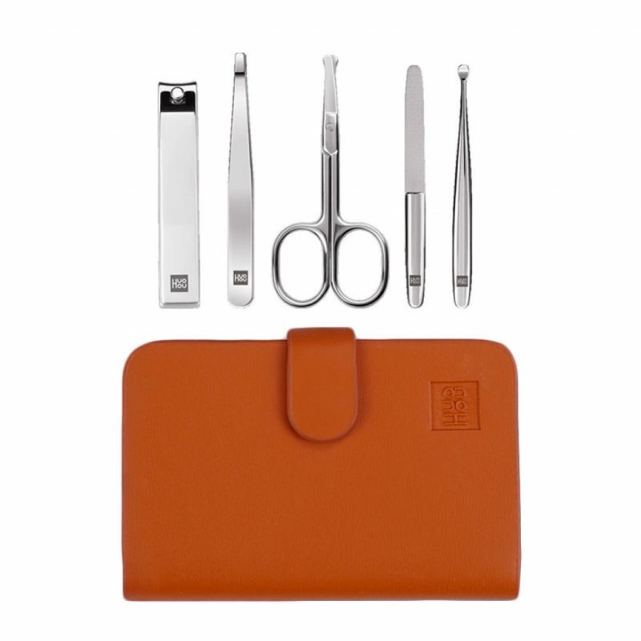 Маникюрный набор Xiaomi Huo Hou Nail Clippers Set Brown (HU0061) Маникюрный набор Xiaomi Huo Hou Nail Clippers Set Brown (HU0061)