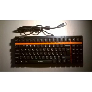 Механическая клавиатура Xiaomi RAPOO V500 USB Black With Orange (V500-OR)