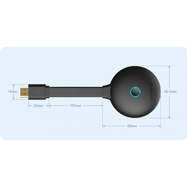 Адаптер Xiaomi HAGIBIS Wireless Screen Black (WFD0525G)