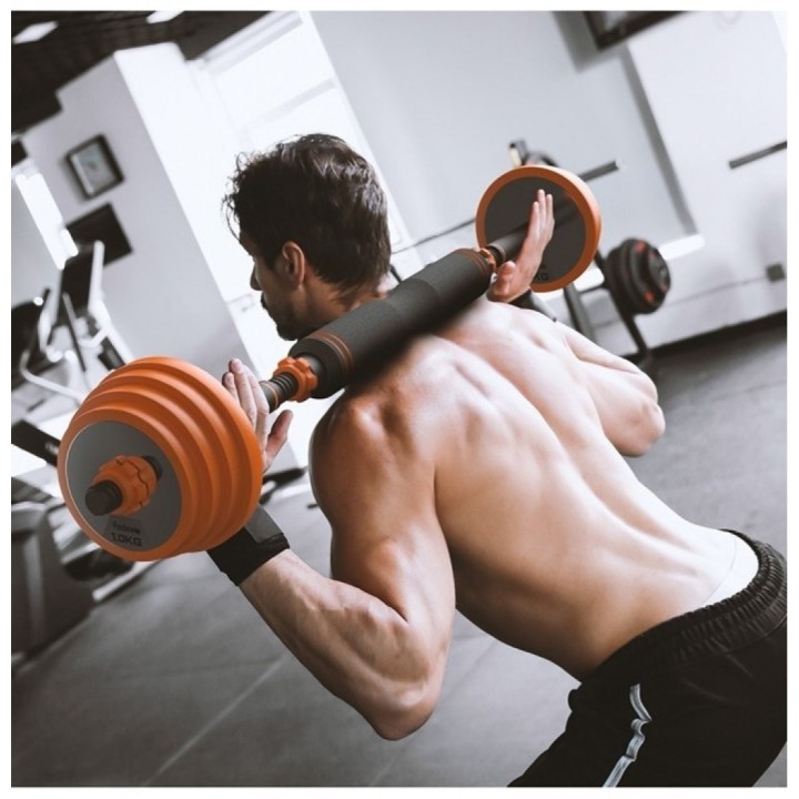 Спортивный набор для фитнеса Xiaomi Fed Filton Steel Home Fitness Dumbbells 10 kg Orange (FED-XM800910)