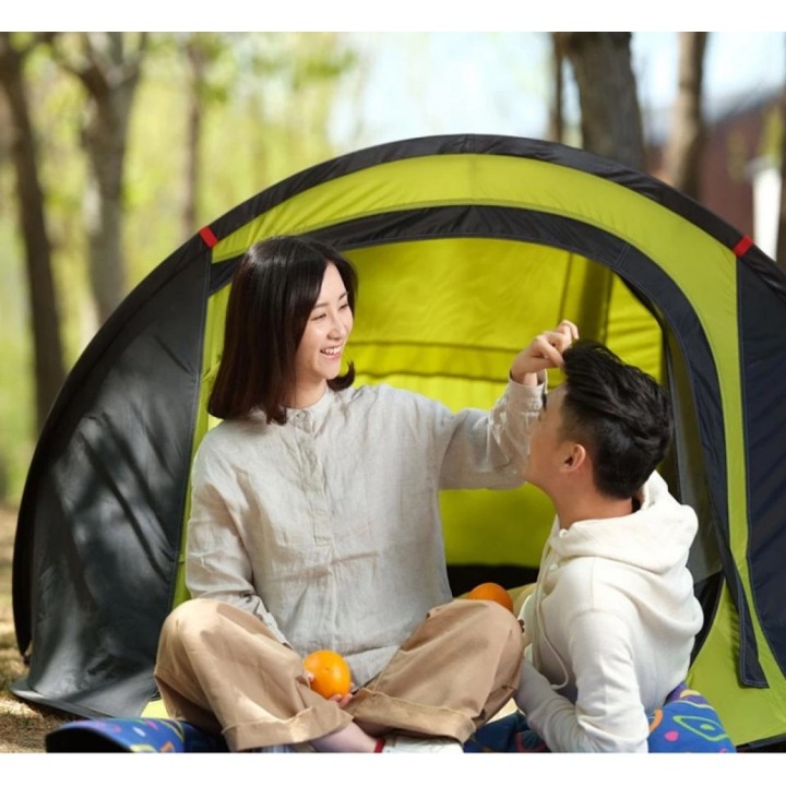 Палатка автоматическая Xiaomi ZaoFeng Camping Double Tent 2.0 Yellow neon (HW010102G)