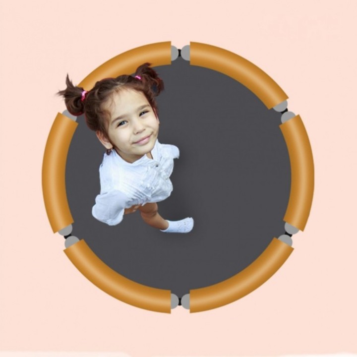 Детский батут с сеткой Xiaomi TrampolinePro Children's Seine Fitness Trampoline Orange (TC480)