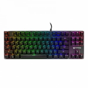 Механическая игровая клавиатура Xiaomi Rapoo V500 USB подсветка Color Light Black