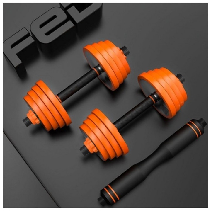 Спортивный набор для фитнеса Xiaomi Fed Filton Steel Home Fitness Dumbbells 10 kg Orange (FED-XM800910)