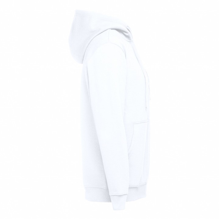 Толстовка мужская с капюшоном на молнии AMSTERDAM, белый, 2XL, 50% хлопок, 50% полиэстер, 320 г/м2