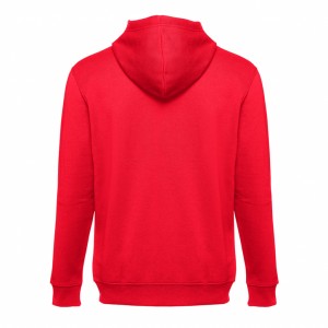 Толстовка мужская с капюшоном на молнии AMSTERDAM, красный, 2XL, 50% хлопок, 50% полиэстер, 320 г/м2