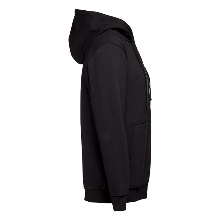 Толстовка мужская с капюшоном на молнии AMSTERDAM, черный, 2XL, 50% хлопок, 50% полиэстер, 320 г/м2