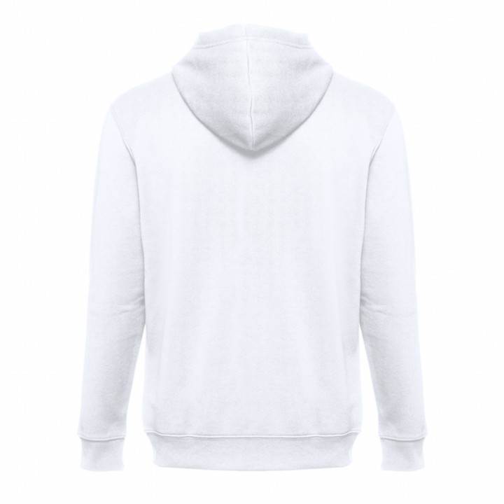 Толстовка мужская с капюшоном на молнии AMSTERDAM, белый, 2XL, 50% хлопок, 50% полиэстер, 320 г/м2