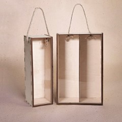 Ящик подарочный WINOTEKA с ручкой, светлое дерево, акрил, 34,5 х 11,5 х 11 см