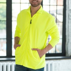 Толстовка мужская флисовая "COPENHAGEN" ,зеленый, XL, 100% полиэстер, 185 г/м2