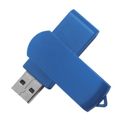 USB flash-карта SWING (16Гб), синий, 6,0х1,8х1,1 см, пластик