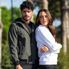 Куртка мужская "LONDON", красный, XL, 94% полиэстер, 6% эластан,  300 г/м2