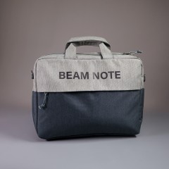 Конференц-сумка BEAM NOTE, серый/темно-серый, 39х30х6.5 см, ткань верха:100% полиамид, под-д:100%пол