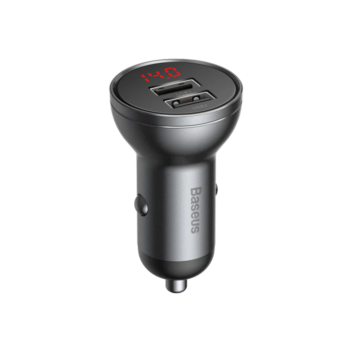 Автомобильное зарядное устройство Baseus Dual USB-A Car Charger 24W 4.8A (CCBX-0G) Автомобильное зарядное устройство Baseus Dual USB-A Car Charger 24W 4.8A (CCBX-0G)