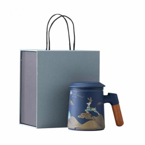 Фарфоровая чашка с керамическим фильтром Xiaomi Zesee Selected Ceramic Tea Cup