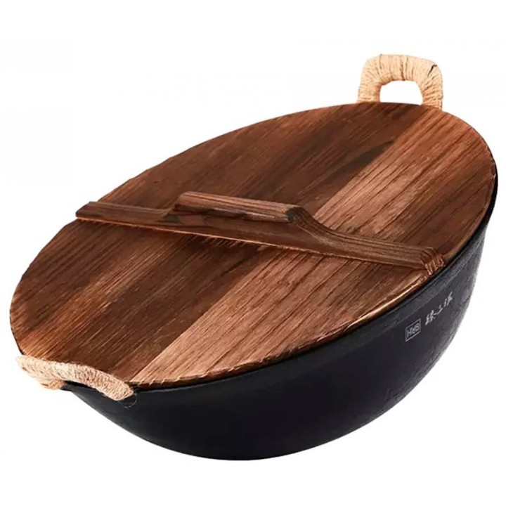 Сковорода-вок Xiaomi Huo Hou Cast Iron Wok Сковорода-вок Xiaomi Huo Hou Cast Iron Wok
