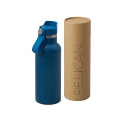 Вакуумная термобутылка «Pelican», 500 мл, синий индиго
