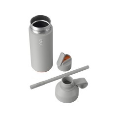 Бутылка-термос для воды Ocean Bottle GO объемом 500 мл - серый