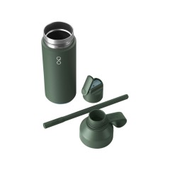 Бутылка-термос для воды Ocean Bottle GO объемом 500 мл - Зеленый лесной