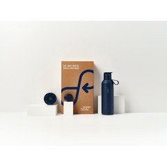 Подарочный набор Ocean Bottle 3-в-1 объемом 500 мл - Синий