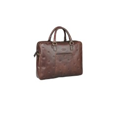 Сумка Mano "Don Leon", натуральная кожа в коричневом цвете, 41 х 29,5 х 8,5 см