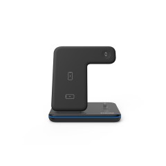 Беспроводное зарядное устройство для гаджетов "3-в-1" с технологией QI Canyon WS-302 (CNS-WCS302B), черный