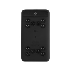 Портативное беспроводное зарядное устройство «Airbank», 10000 mAh,  черный