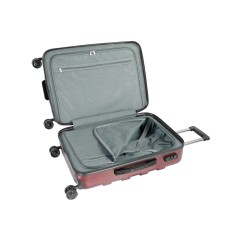 Чемодан BUGATTI Galatea, красный, поликарбонат / АБС-пластик, 46х27,5х67 см, 65 л