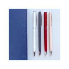 Ручка металлическая шариковая «Palermo», софт-тач, 0,7 мм,  графитовый