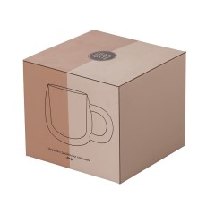 Кружка с двойными стенками с широкой ручкой "Fog", прозрачный