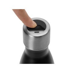 Вакуумная термобутылка с УФ-стерилизацией "Photon", черный, 500 мл