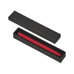 Шариковая металлическая ручка "Minimalist" софт-тач, красный