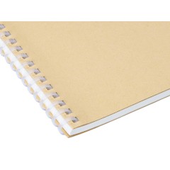 Блокнот на мягкой спирали А5 "Sahara", 60 листов 70 гр/м2, натуральный