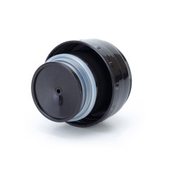 Термос Stinger с чехлом, 1 л, узкий, сталь/кожзаменитель, с чехлом, серебристый, 8,6 х 8,6 х 31,4 см