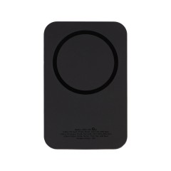 Магнитный беспроводной внешний аккумулятор "MagnetIQ", 5000 mah, 10 W, черный