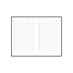 Ежедневник А5 недатированный «Бумвинил», синий