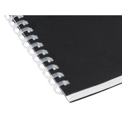 Блокнот на мягкой спирали А6 "Sahara", 60 листов 70 гр/м2, черный