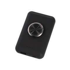 Магнитный беспроводной внешний аккумулятор "MagnetIQ", 5000 mah, 10 W, черный