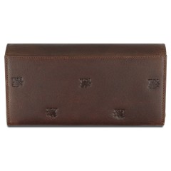 Кошелек Mano "Don Leon", натуральная кожа в коричневом цвете, 19 х 10 см