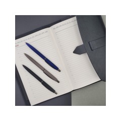 Ручка металлическая шариковая "San Remo", софт-тач, 1.0 мм, синий