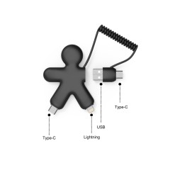 Зарядный кабель «BUDDY ECO», черный