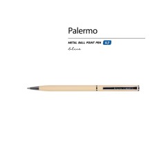 Ручка металлическая шариковая «Palermo», софт-тач, 0,7 мм,  пудровый