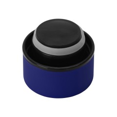 Вакуумная термобутылка "Cask" Waterline, soft touch, 500 мл, тубус, синий
