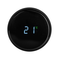 Вакуумный термос «Module X» с индикатором температуры, 500 мл, тубус, черный