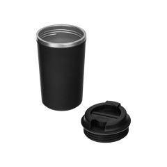 Герметичная термокружка на присоске "Kick", 350 мл, черный
