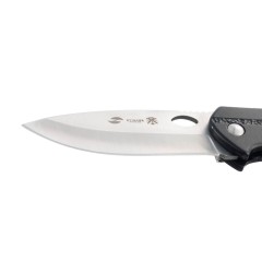 Нож складной Stinger, 95 мм (серебристый), материал рукояти: алюминий (чёрный)