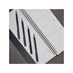 Ручка металлическая шариковая «Palermo», софт-тач, 0,7 мм,  графитовый